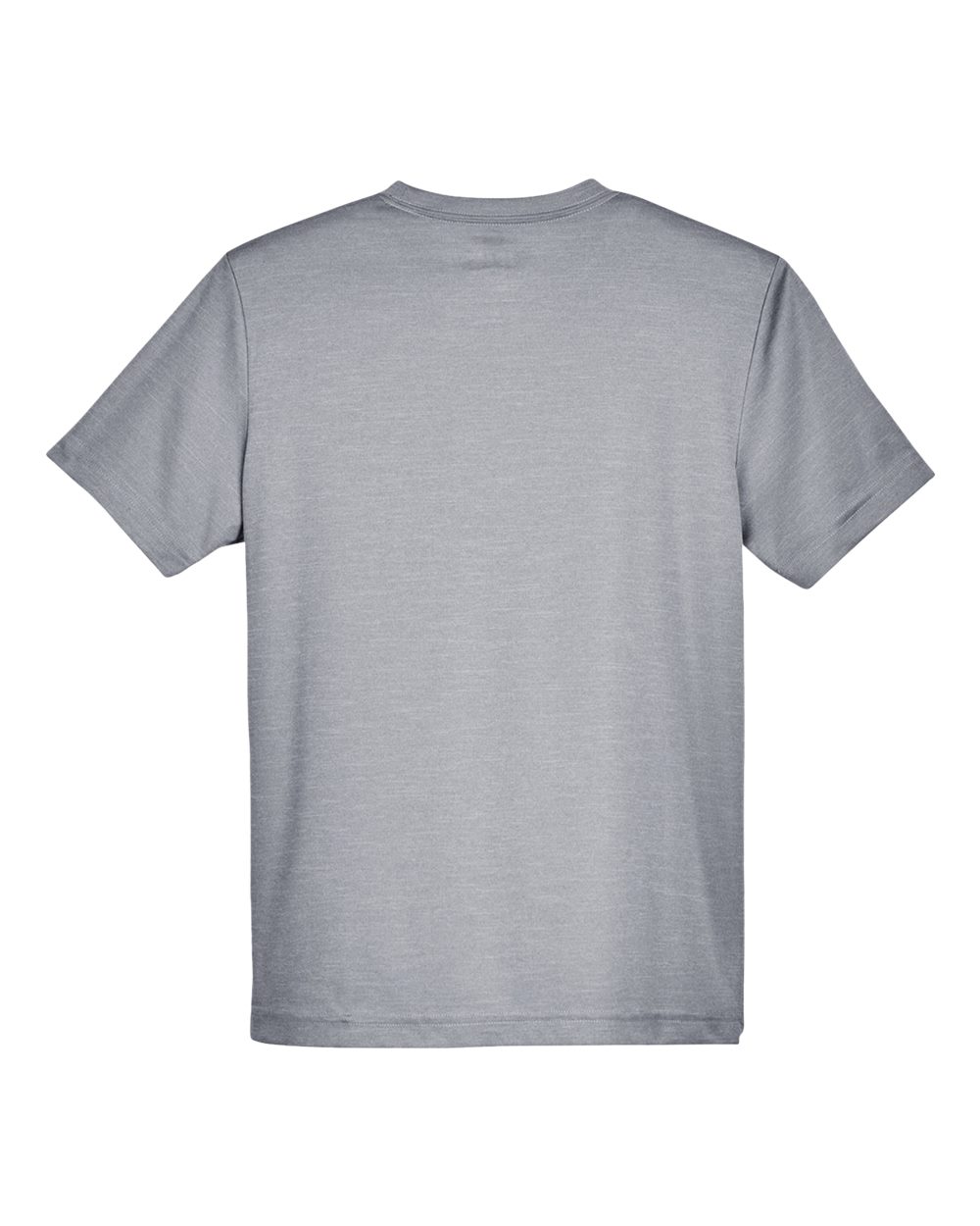 Front View of Athletic Heather Youth Sonic Heather Performance T-Shirt - TT11HY