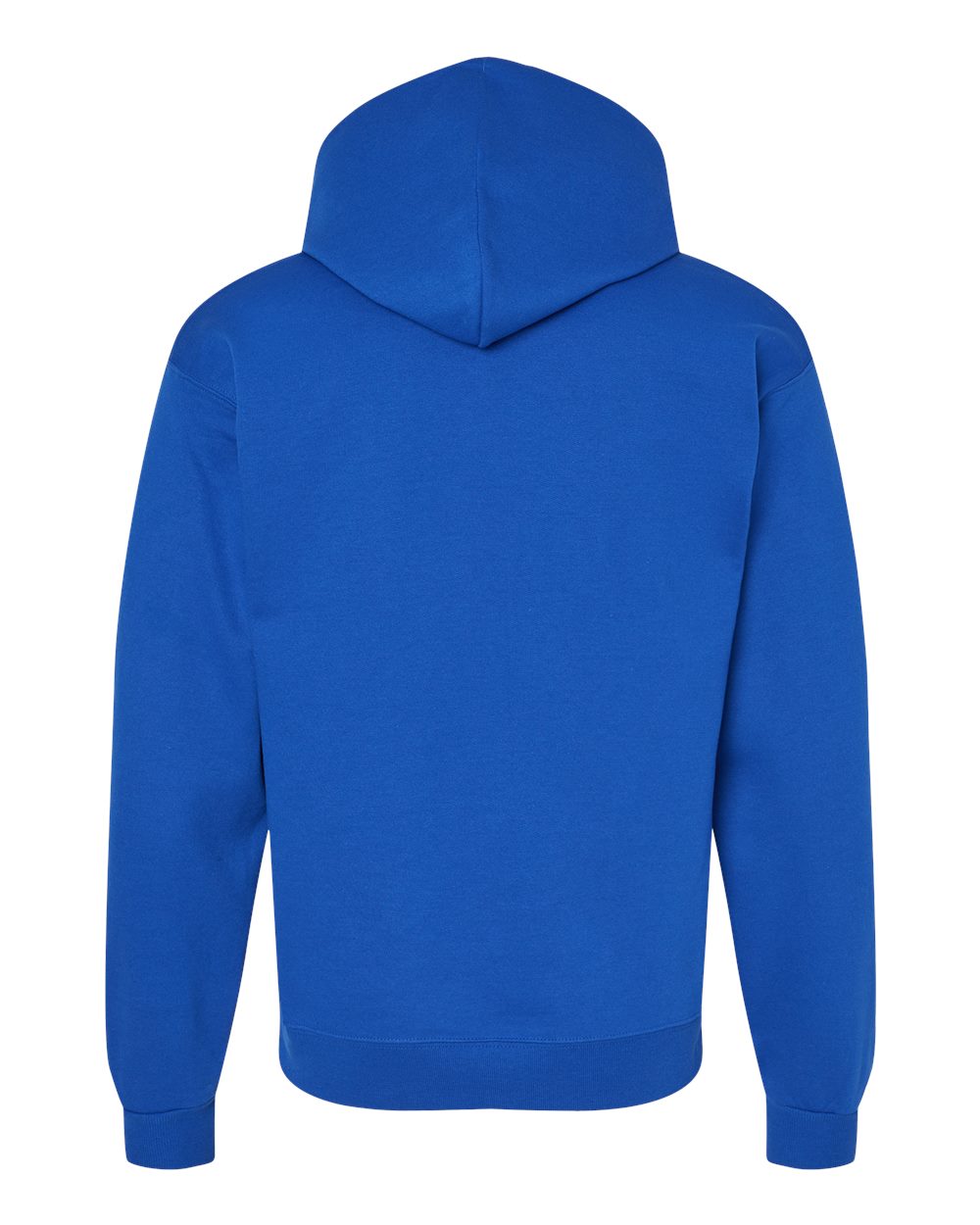 Front View of Athletic Royal Ecosmart® Hooded Sweatshirt - P170