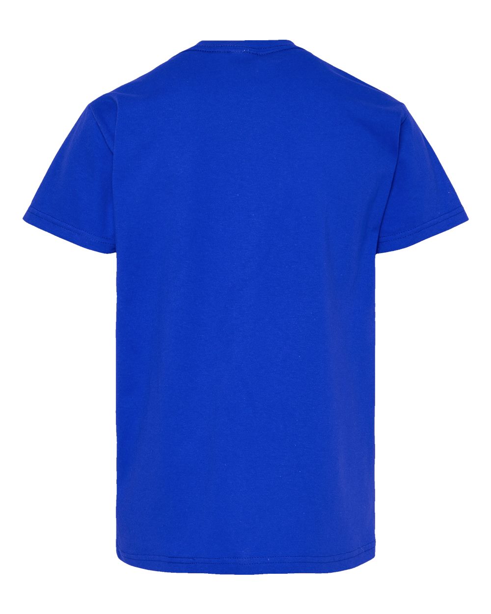 Front View of Athletic Royal Essential-T Youth T-Shirt - 5480