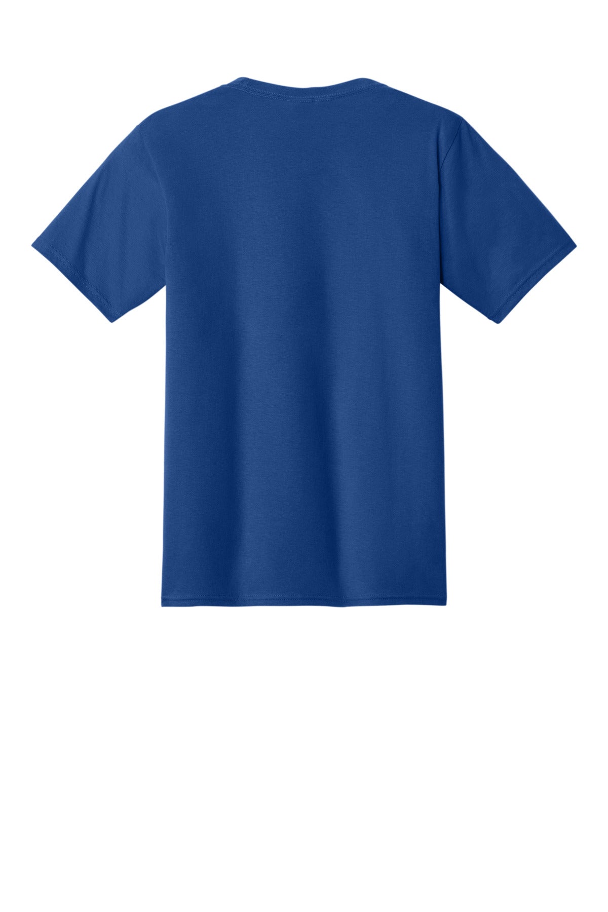 Front View of Athletic Royal Port & Co Fan Favorite Tee. PC450