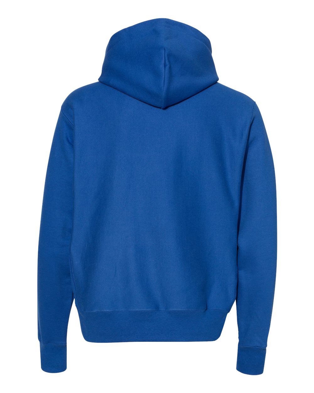 Front View of Athletic Royal Reverse Weave® Hooded Sweatshirt - S101