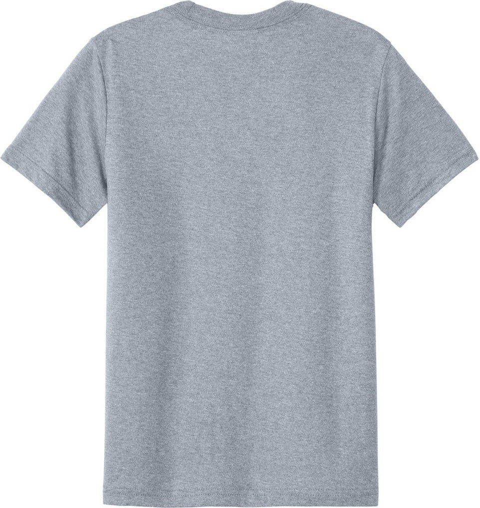 Rear View of AthlHthr Port & Co Youth CVC Tee PC340Y