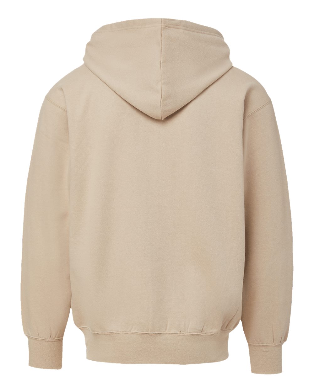 Front View of Atmosphere Vintage Fleece Full-Zip Hooded Sweatshirt - 22132