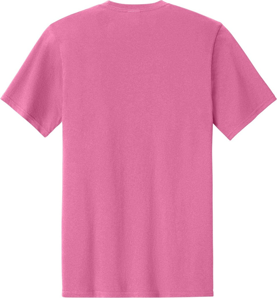 Front View of AwrnsPink Port & Co Easy Cotton Tee PC43