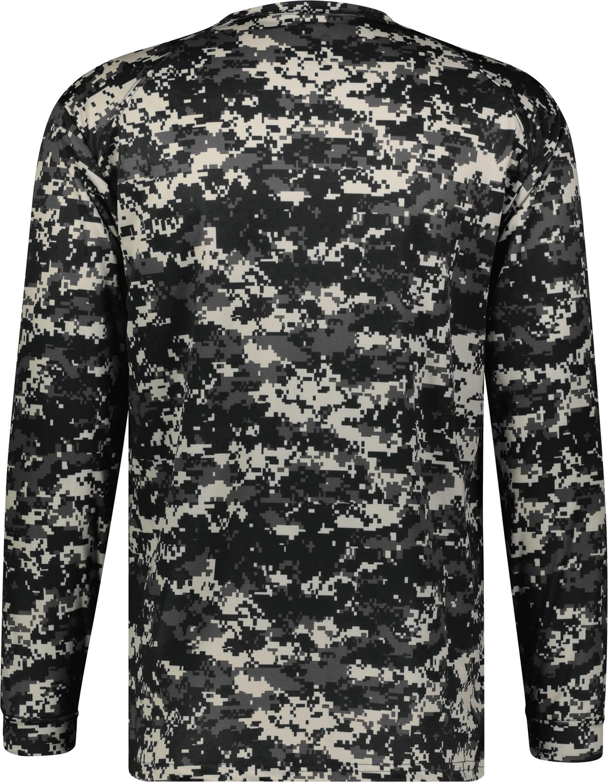 Rear View of BA BLACK DIGITAL YOUTH DIGITAL L/S TEE