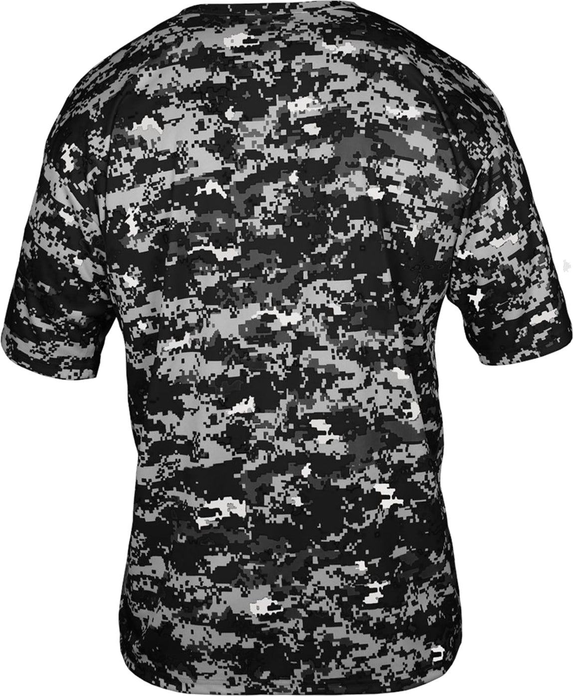 Rear View of BA BLACK DIGITAL YOUTH DIGITAL TEE