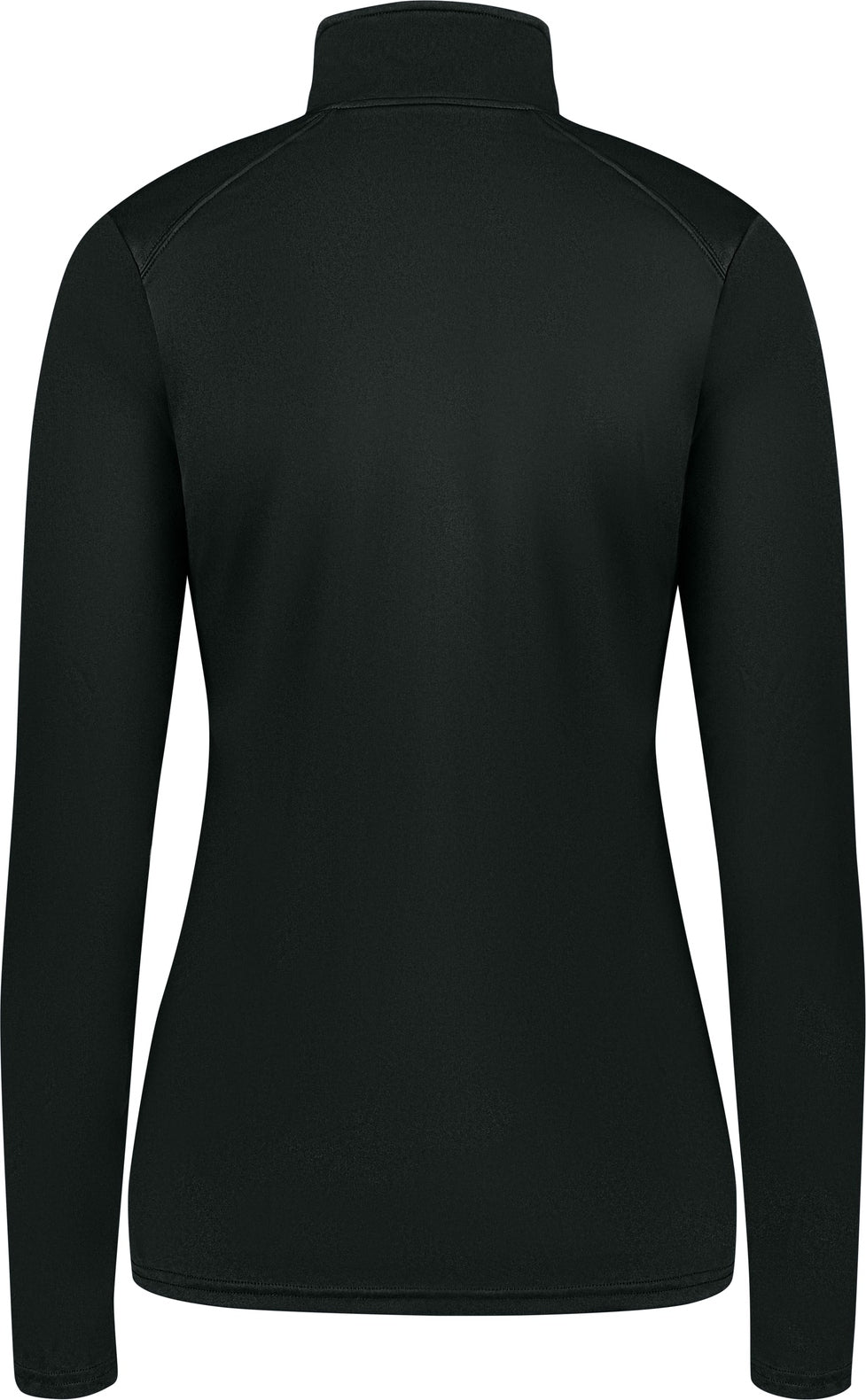Rear View of BA BLACK/GRAPHITE LADIES B-CORE 1/4  ZIP