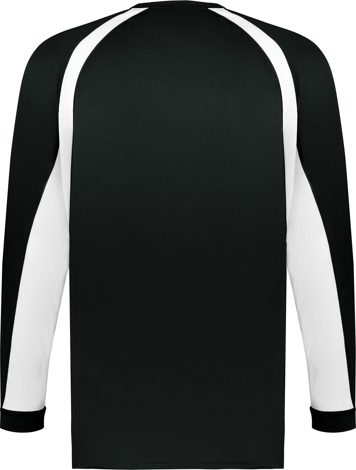 Rear View of BA BLACK/WHITE YOUTH HOOK L/S TEE