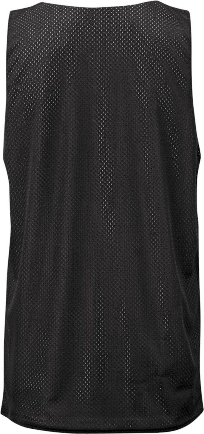 Rear View of BA BLACK/WHITE YOUTH MESH REVERSIBLE JERSEY