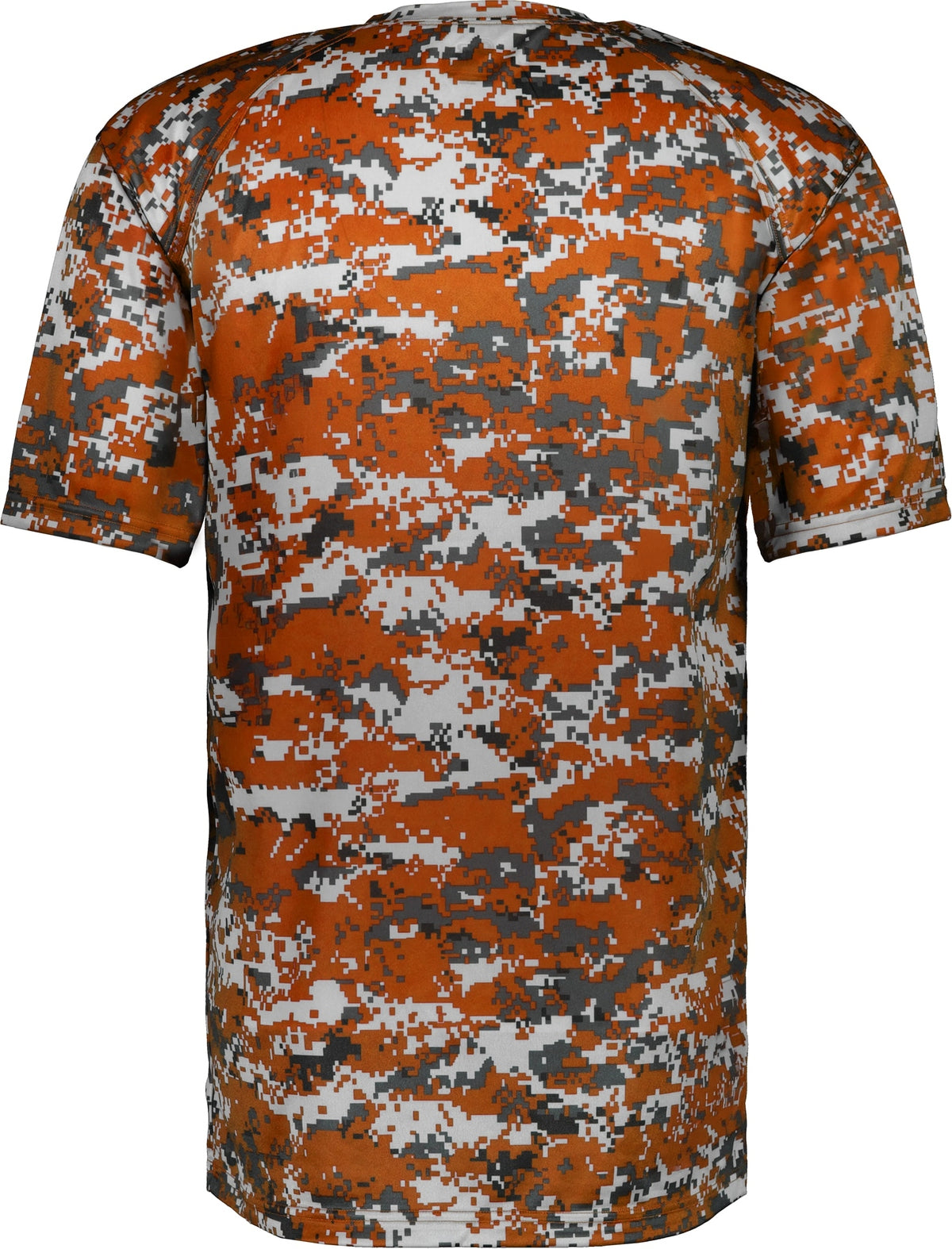 Rear View of BA BT. ORANGE DIGITAL DIGITAL TEE