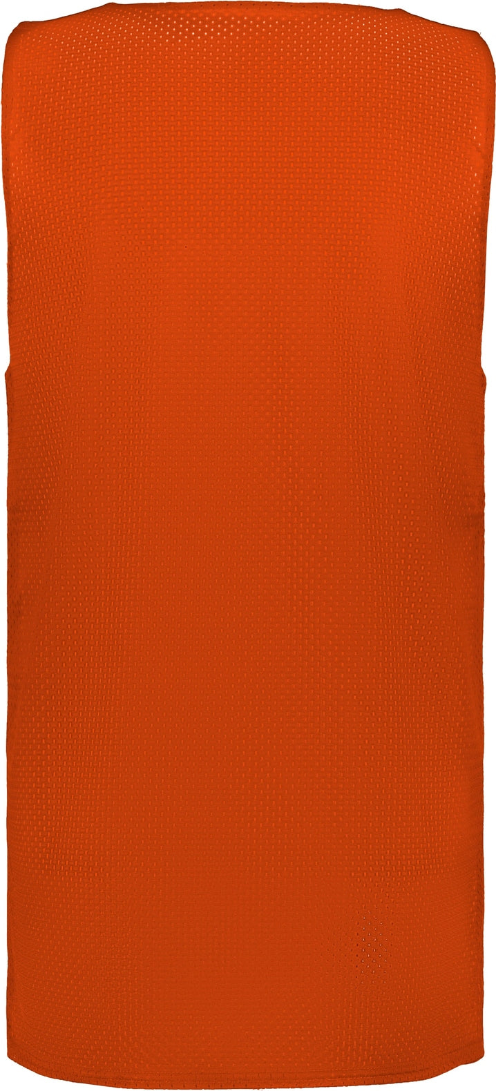 Rear View of BA BT. ORANGE/WHITE MESH REVERSIBLE JERSEY