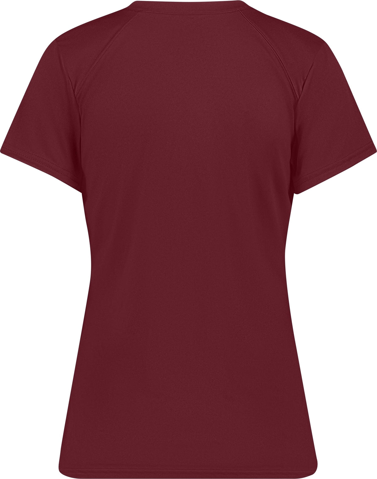 Rear View of BA CARDINAL LADIES B-CORE V-NECK TEE