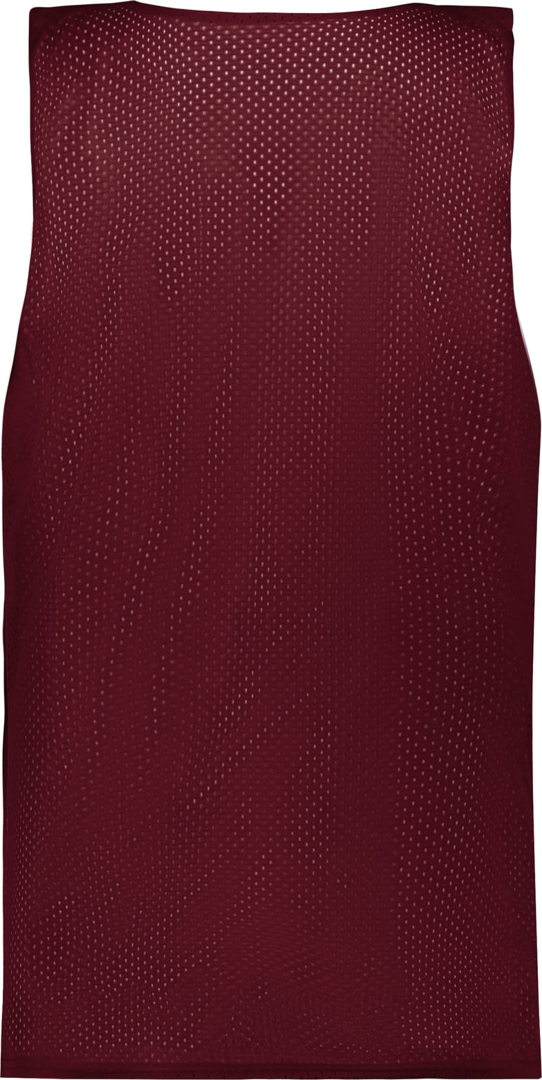 Rear View of BA CARDINAL/WHITE LADIES MESH REVERSIBLE JERSEY