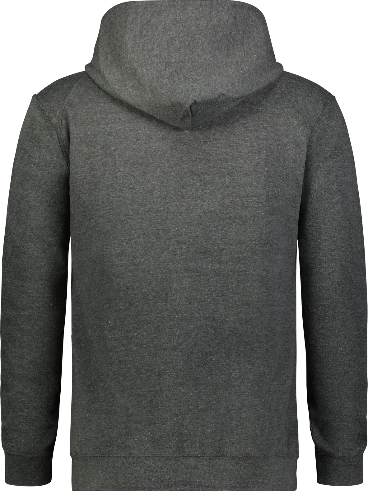 Rear View of BA CHARCOAL C2 FLEECE HOODIE