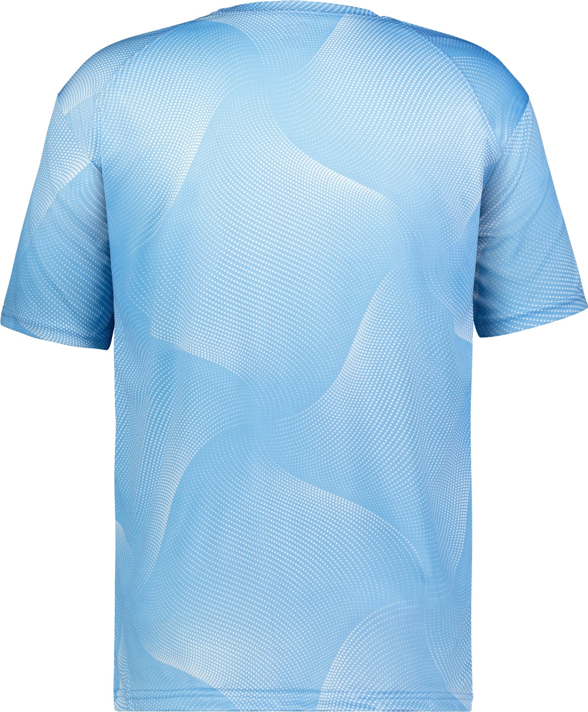 Rear View of BA COLUMBIA BLUE WARP WARP TEE
