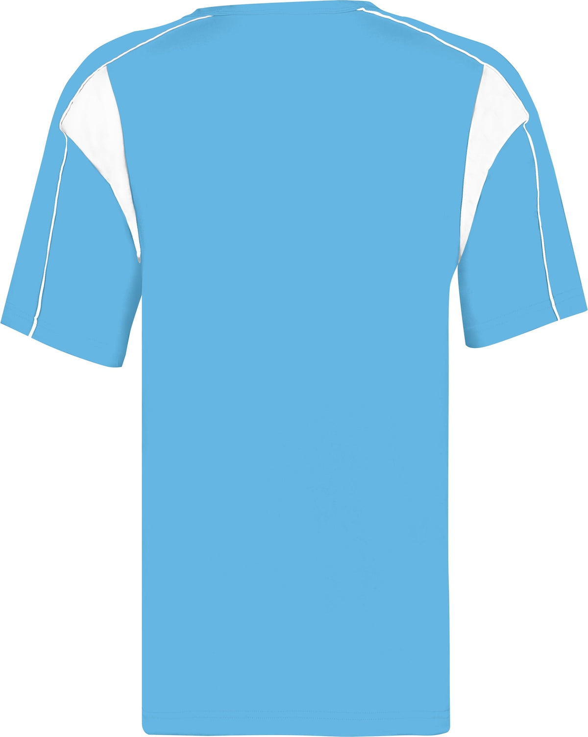 Rear View of BA COLUMBIA BLUE/WHITE PRO PLACKET