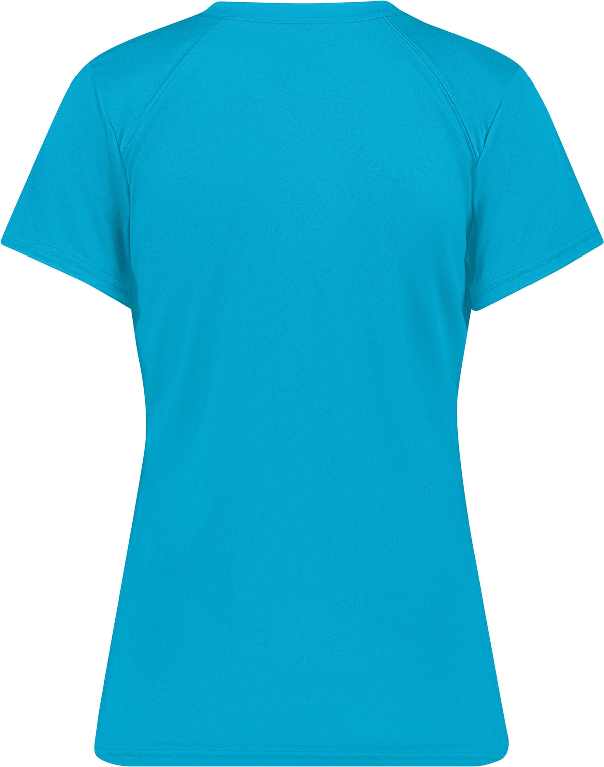Rear View of BA ELECTRIC BLUE LADIES B-CORE V-NECK TEE
