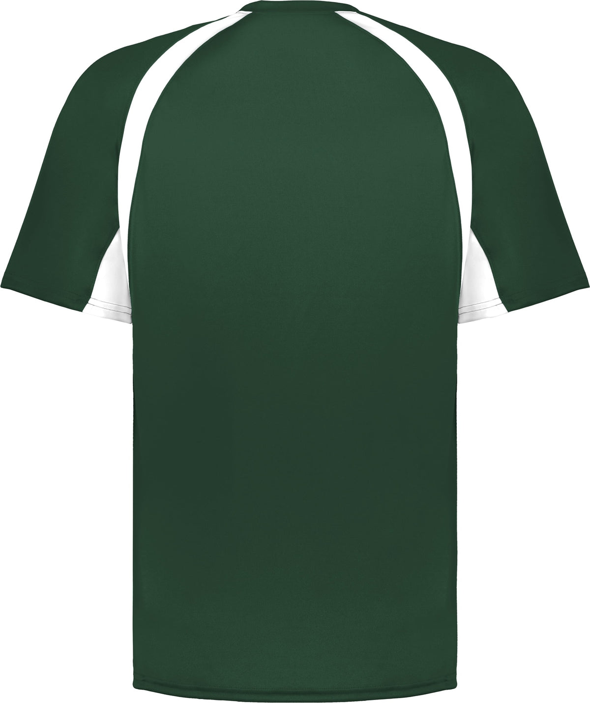 Rear View of BA FOREST/WHITE YOUTH HOOK TEE