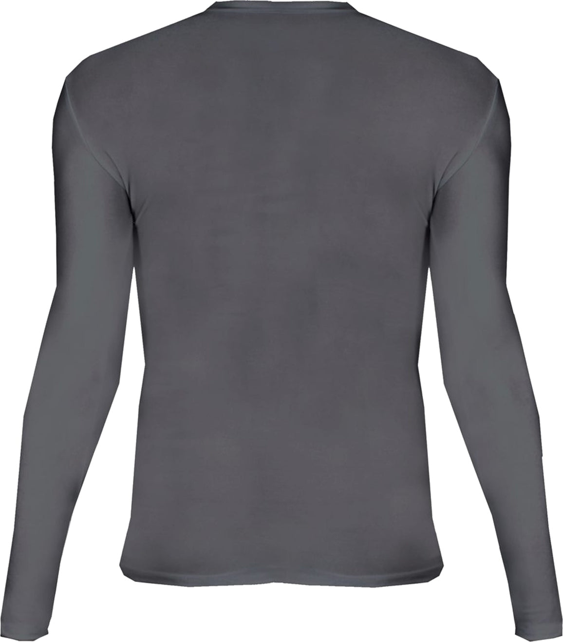 Rear View of BA GRAPHITE PRO COMPRESSION L/S CREW