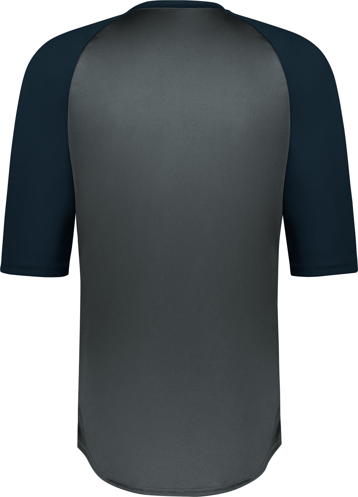 Rear View of BA GRAPHITE/NAVY B-BASEBALL TEE