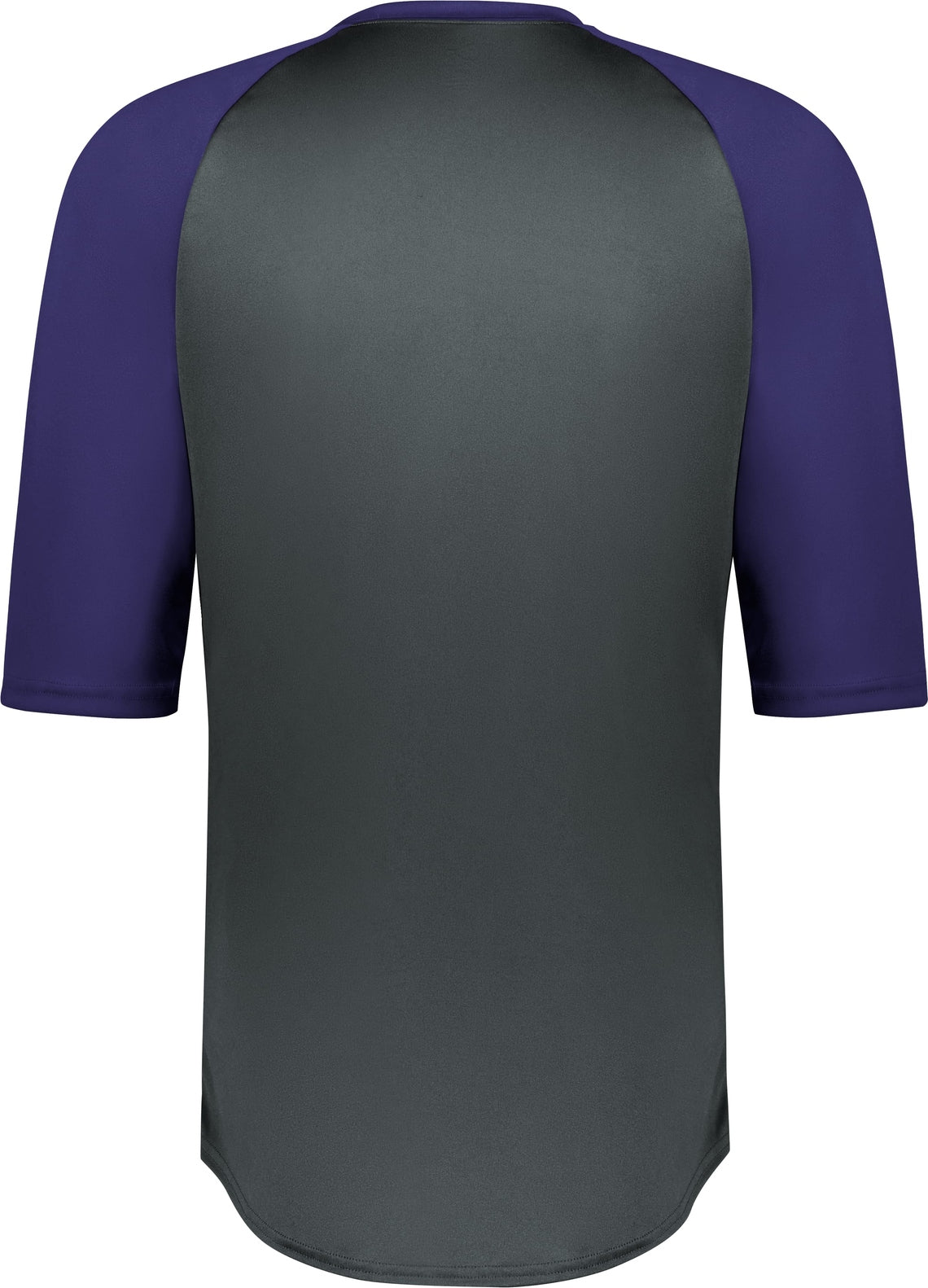 Rear View of BA GRAPHITE/PURPLE B-BASEBALL TEE