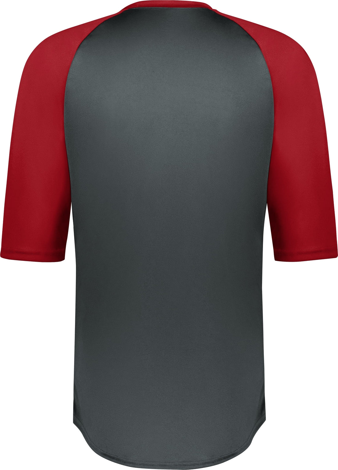 Rear View of BA GRAPHITE/RED B-BASEBALL TEE