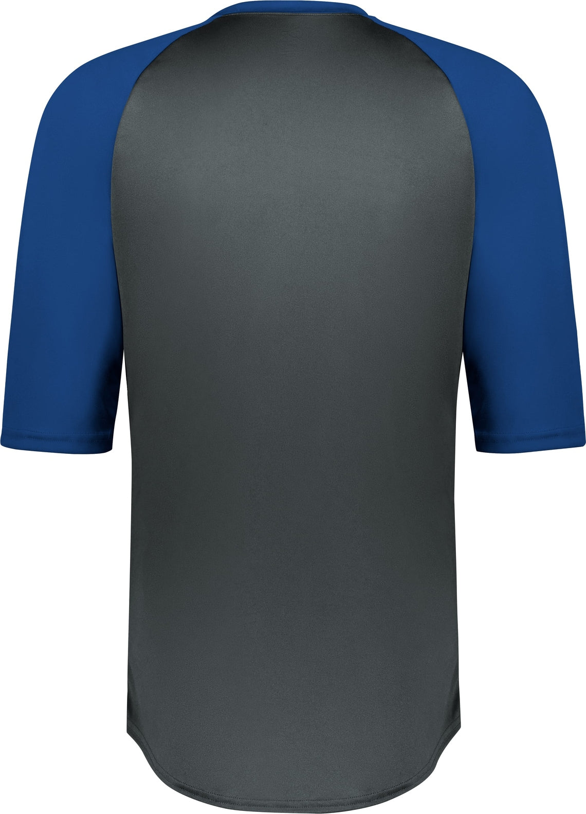 Rear View of BA GRAPHITE/ROYAL B-BASEBALL TEE