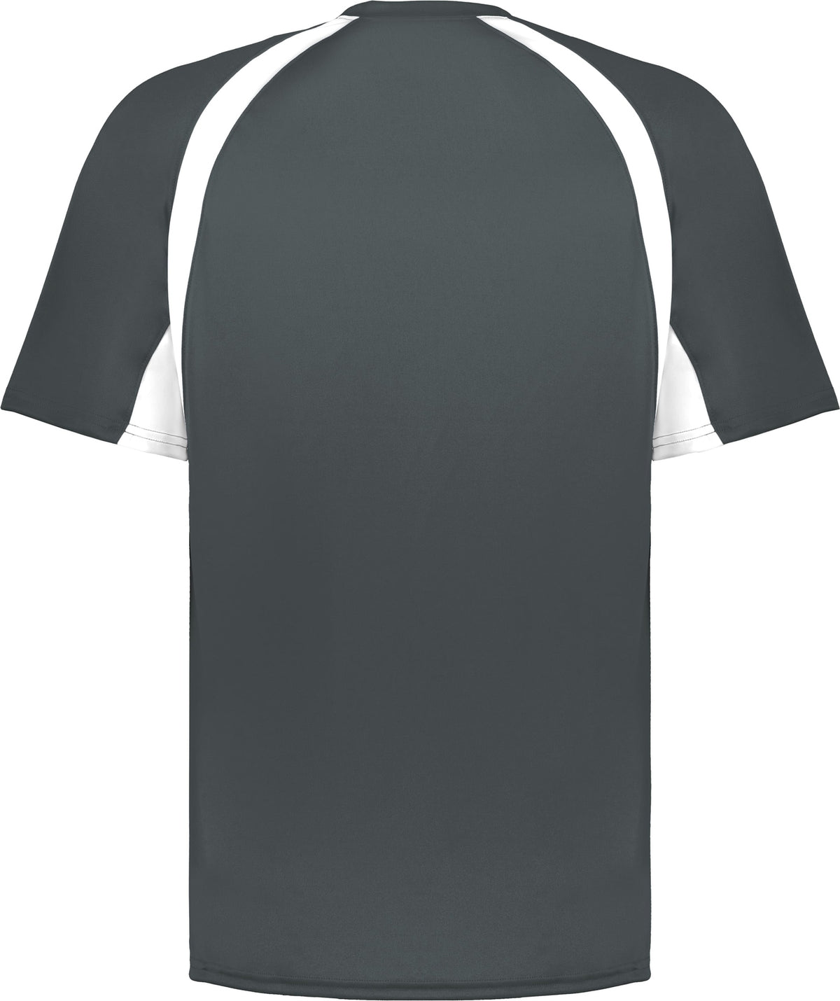 Rear View of BA GRAPHITE/WHITE YOUTH HOOK TEE