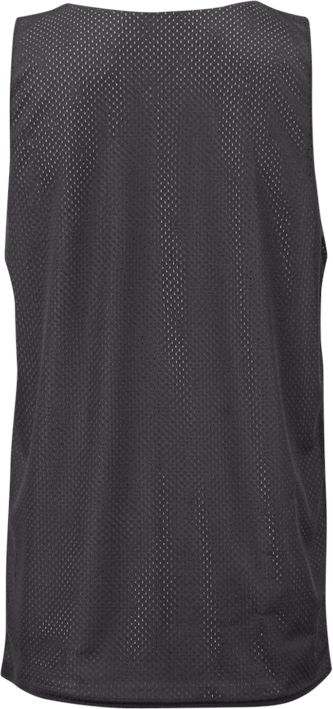 Rear View of BA GRAPHITE/WHITE YOUTH MESH REVERSIBLE JERSEY