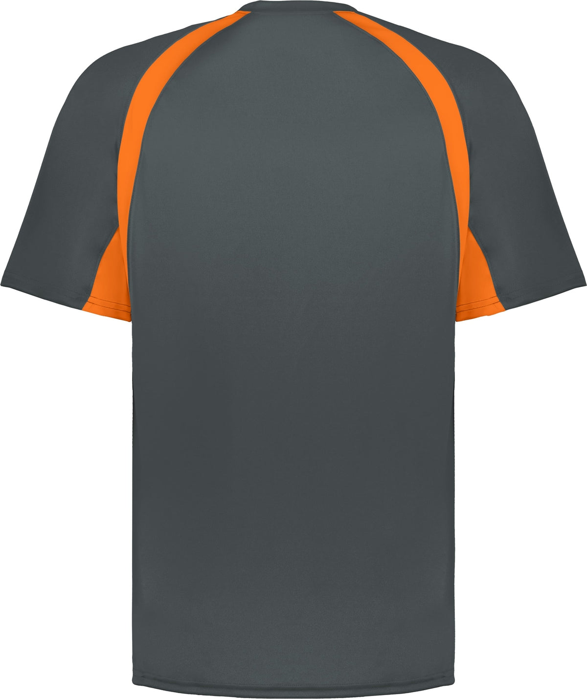Rear View of BA GRAPH/SAFETY ORANGE YOUTH HOOK TEE