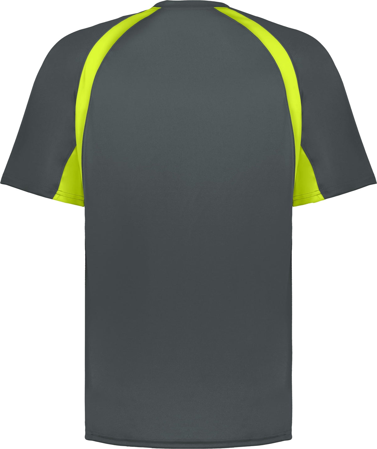 Rear View of BA GRAPH/SAFETY YELLOW YOUTH HOOK TEE