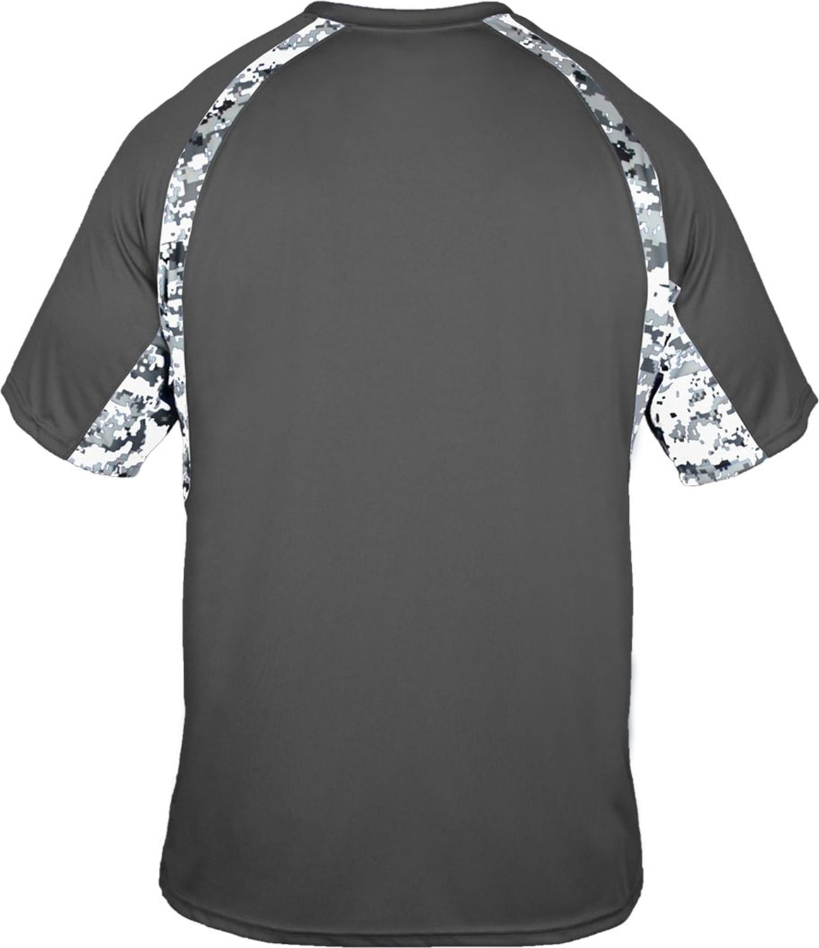 Rear View of BA GRAPH/WHITE DIGITAL DIGITAL HOOK TEE