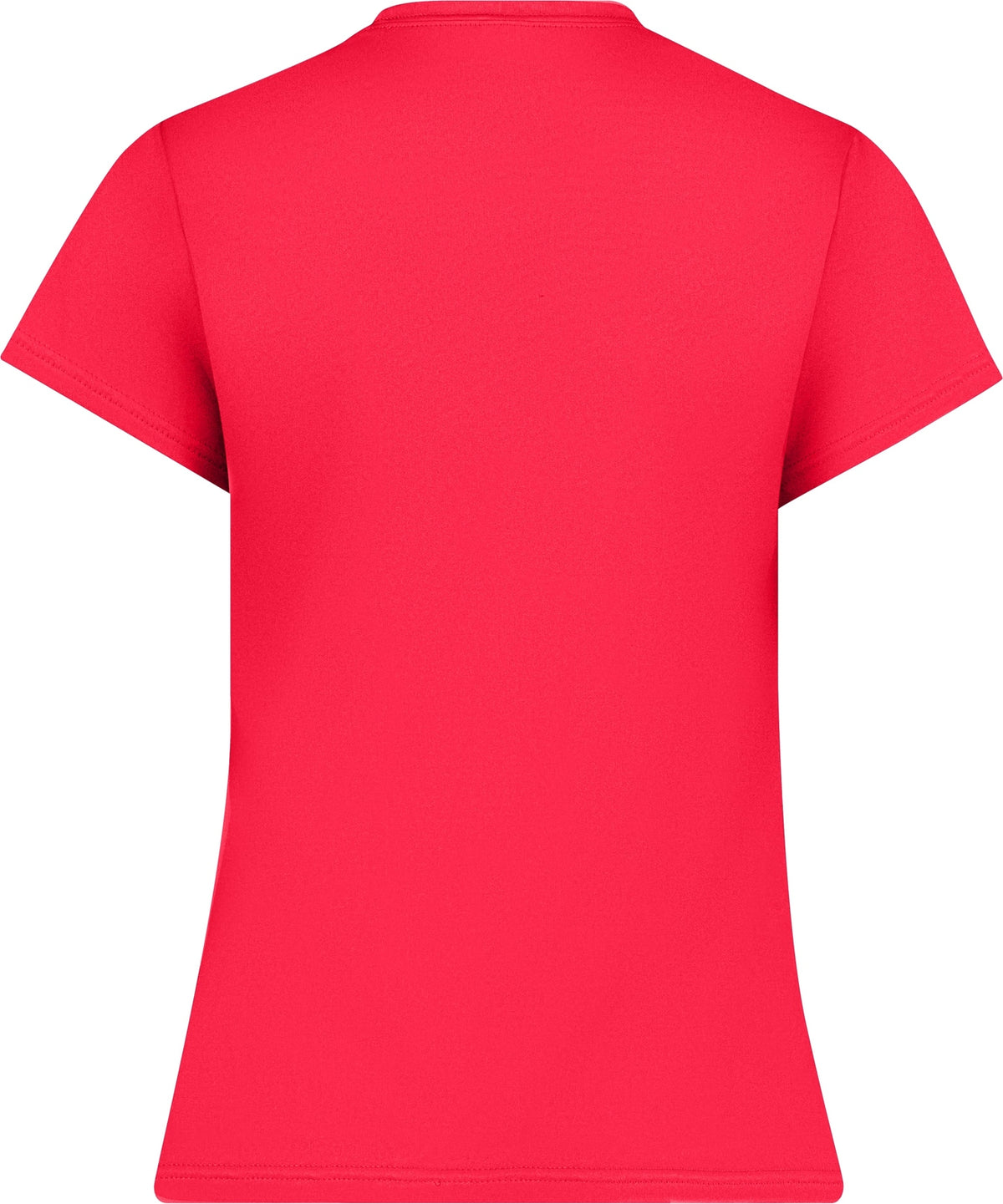 Rear View of BA HOT CORAL LADIES C2 TEE