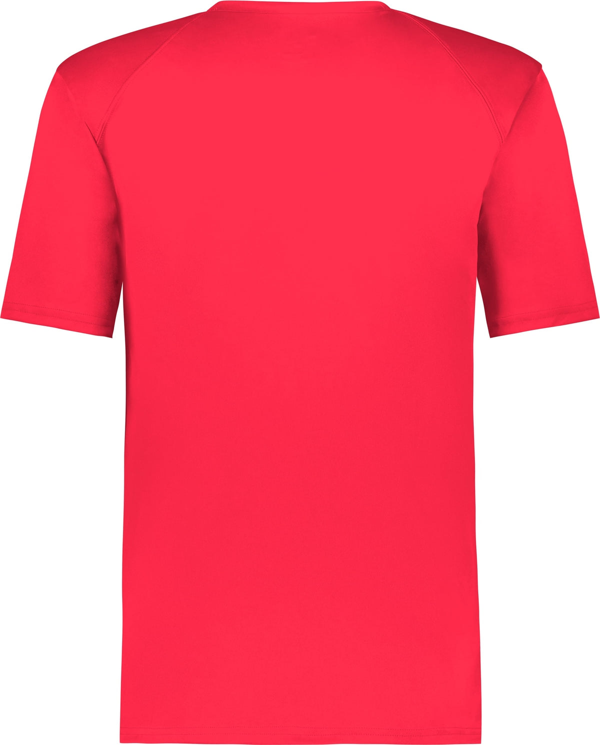 Rear View of BA HOT CORAL YOUTH B-CORE V-NECK TEE