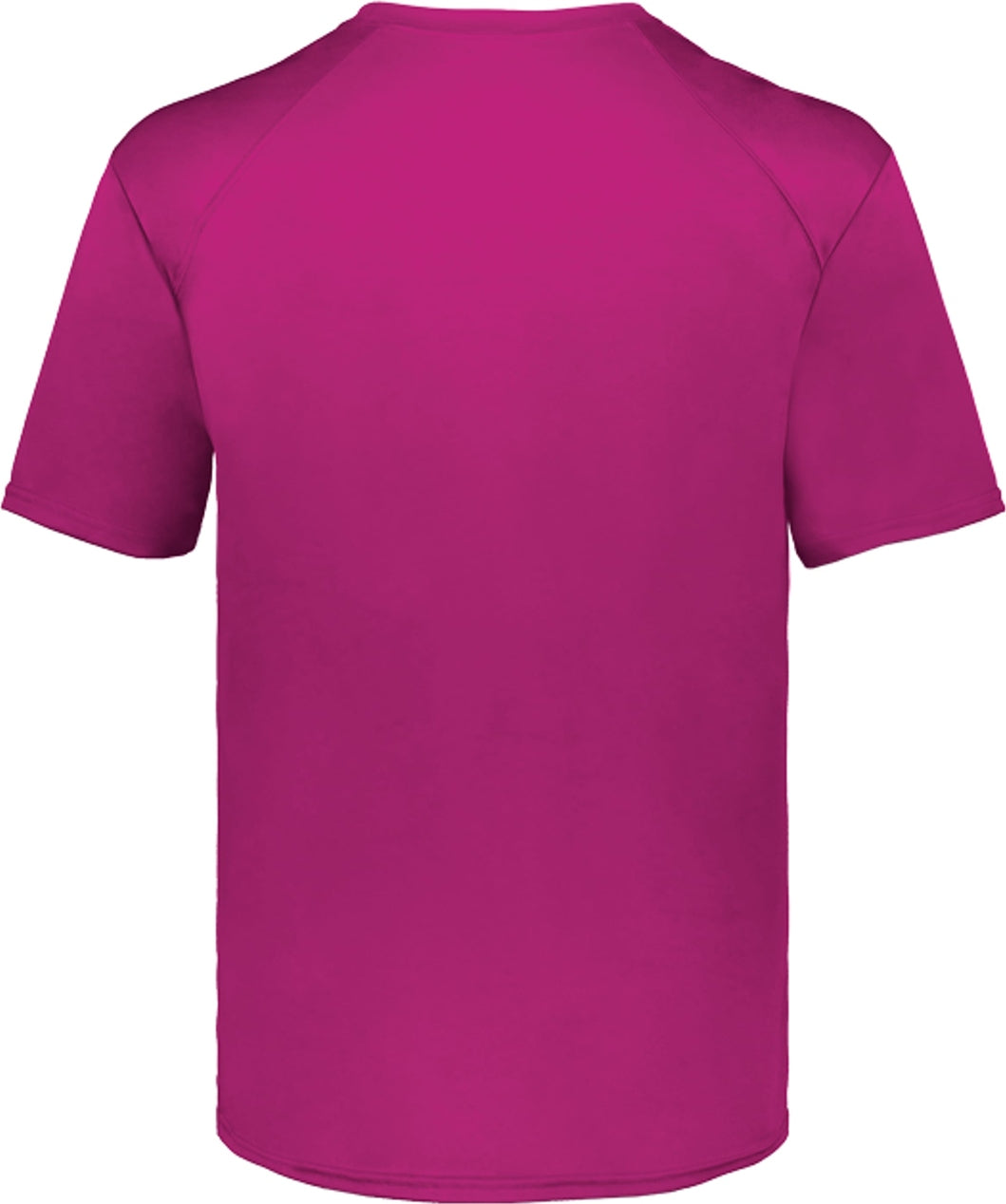 Rear View of BA HOT PINK YOUTH B-CORE TEE