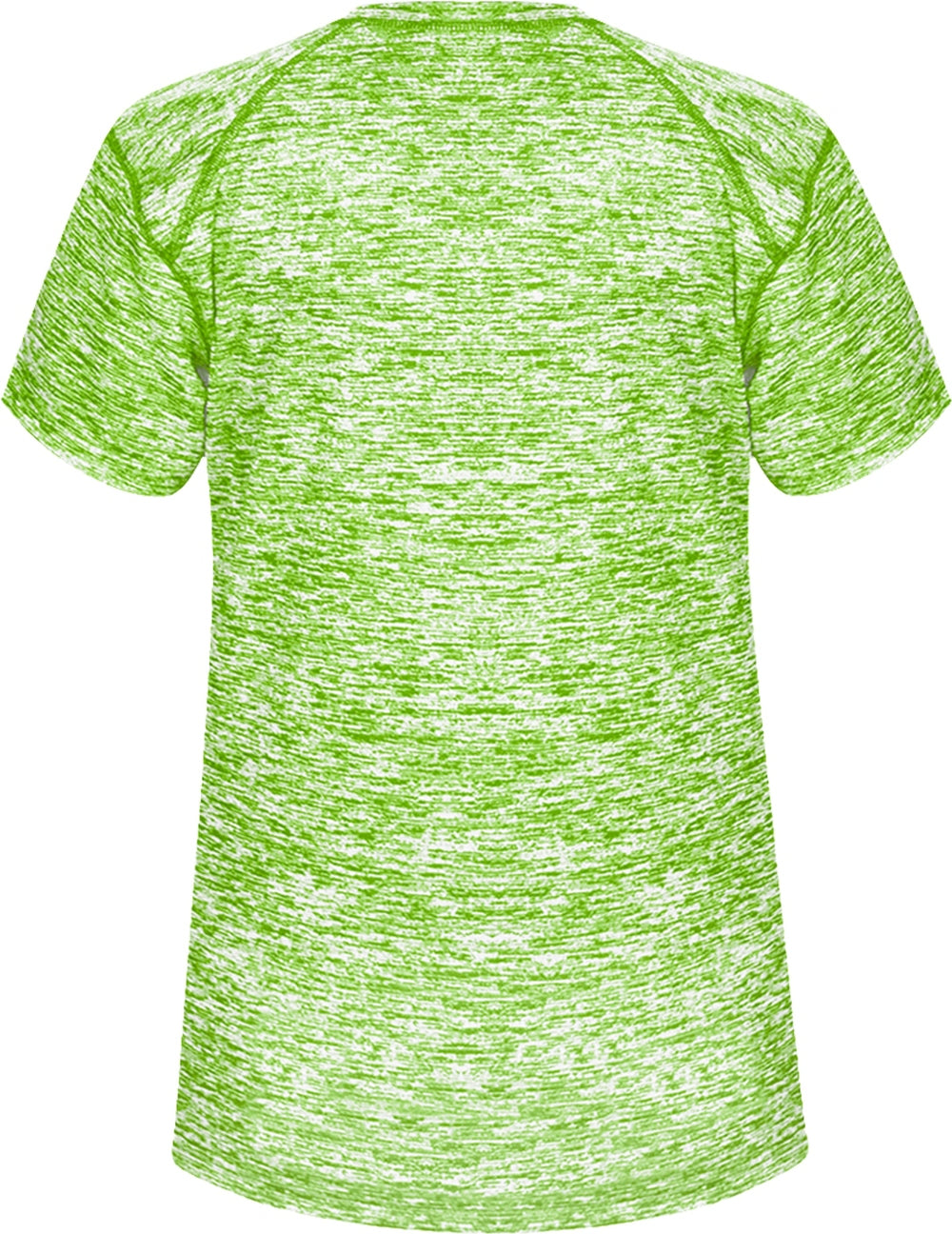 Rear View of BA LIME BLEND BLEND LADIES' TEE