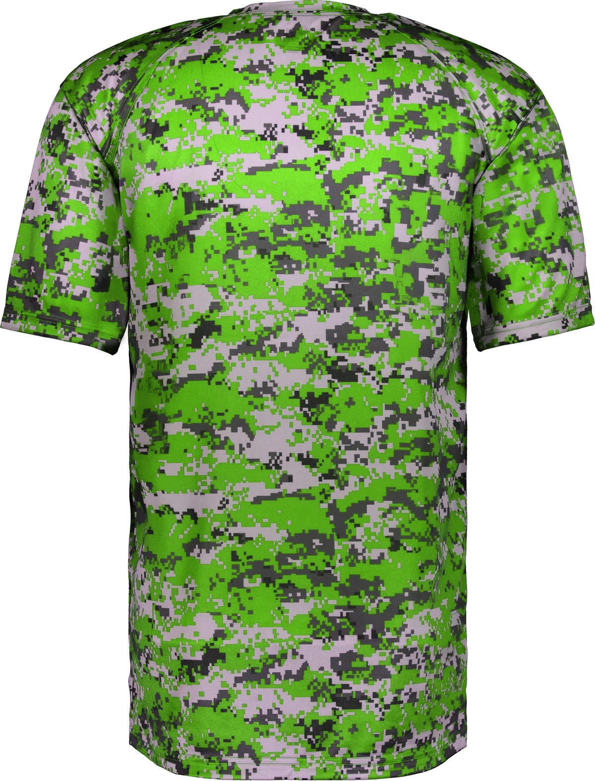 Rear View of BA LIME DIGITAL DIGITAL TEE