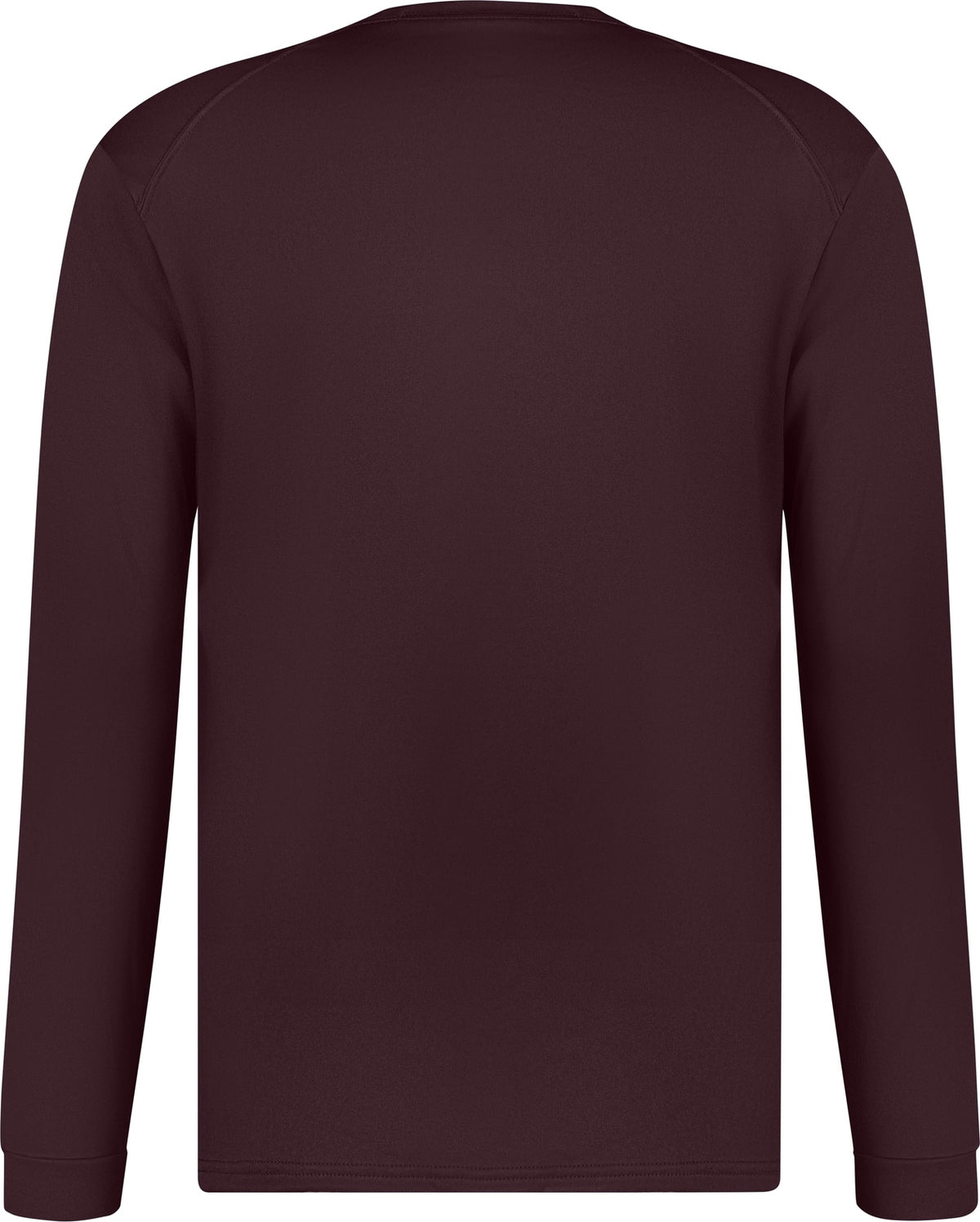 Rear View of BA MAROON B-CORE L/S TEE