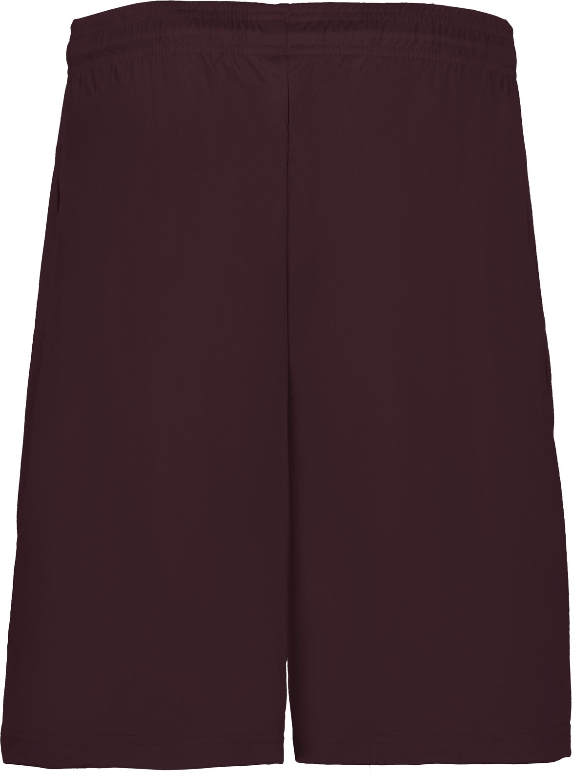 Rear View of BA MAROON B-CORE POCKETED SHORT