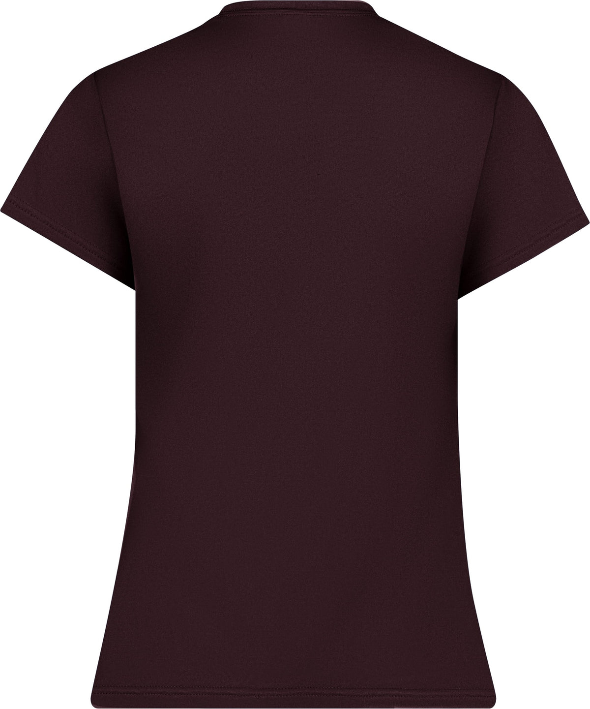 Rear View of BA MAROON LADIES C2 TEE