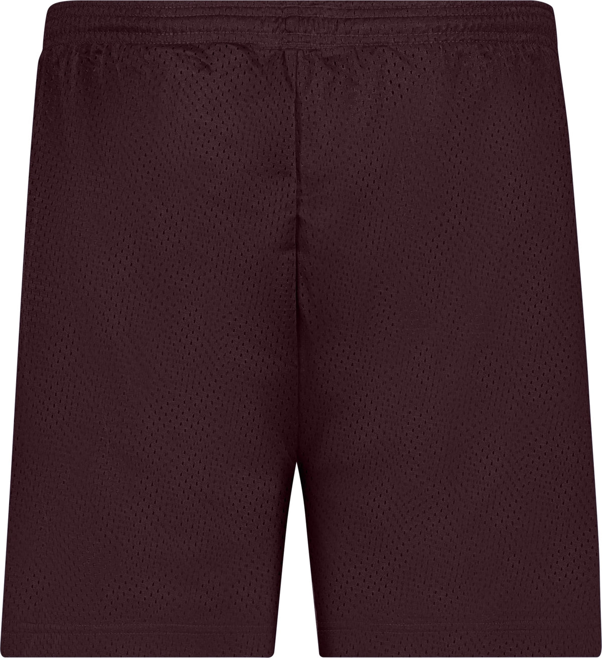 Rear View of BA MAROON LADIES MESH/TRICOT SHORT
