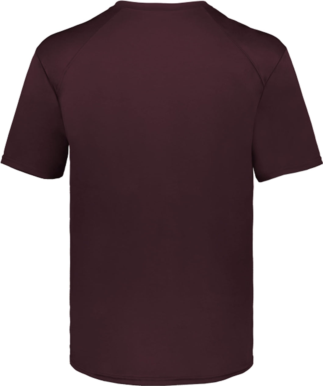 Rear View of BA MAROON YOUTH B-CORE TEE