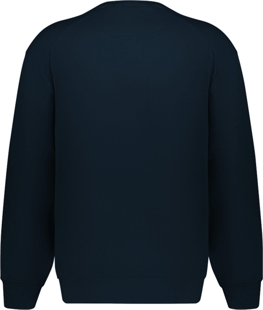 Rear View of BA NAVY ATHLETIC FLEECE POCKET CREW