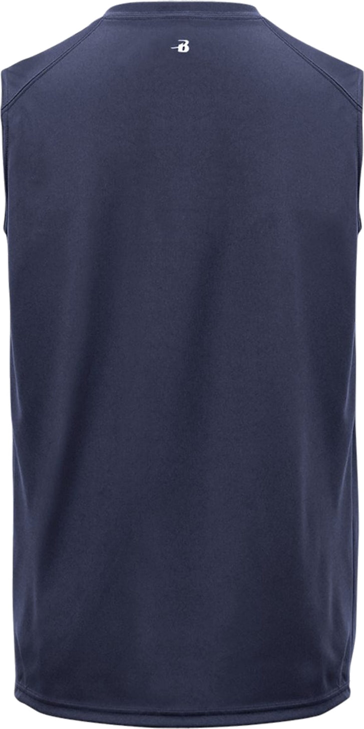 Rear View of BA NAVY B-CORE SLEEVELESS TEE