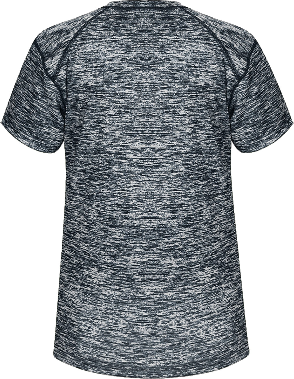 Rear View of BA NAVY BLEND BLEND LADIES' TEE