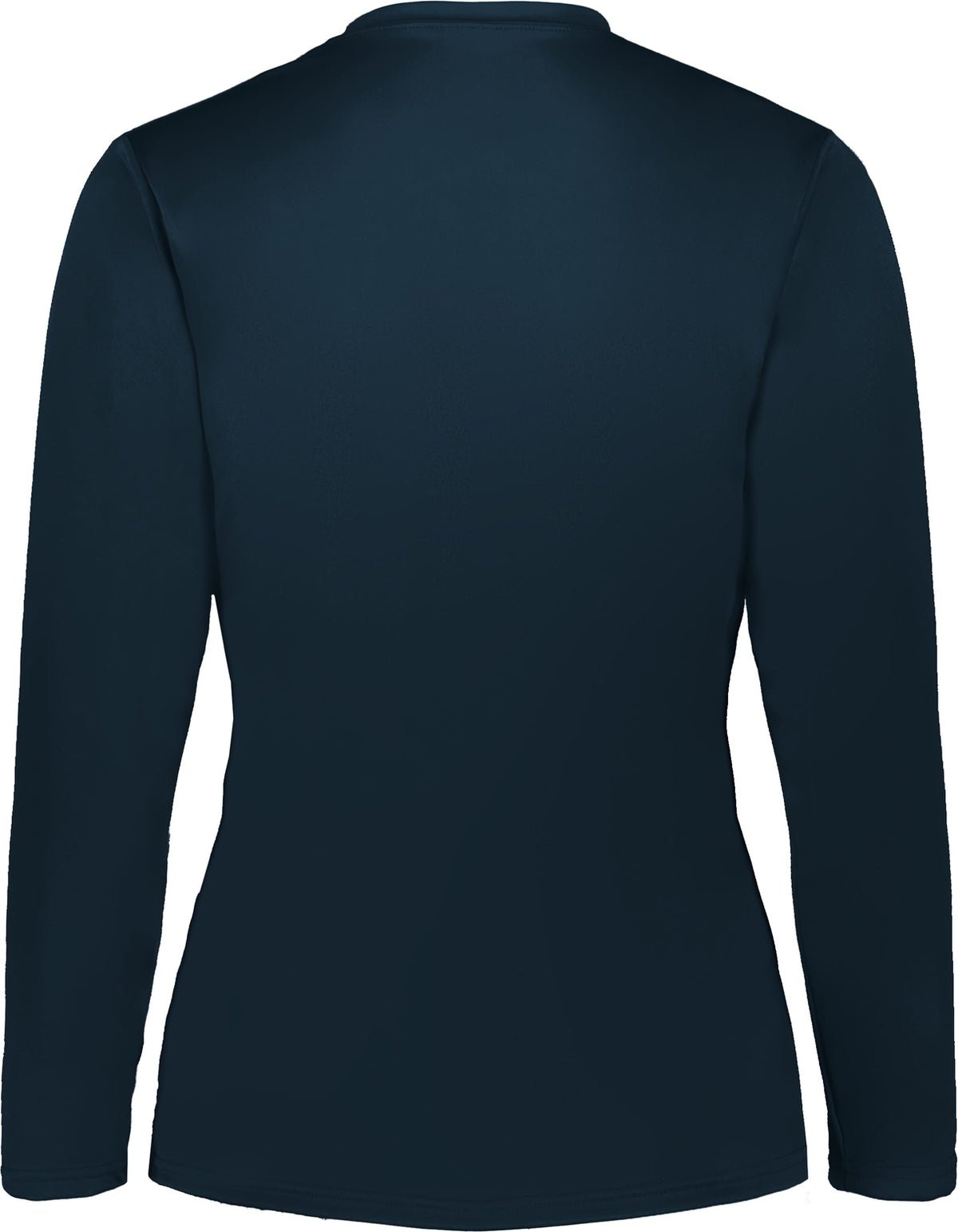 Rear View of BA NAVY LADIES C2 L/S TEE