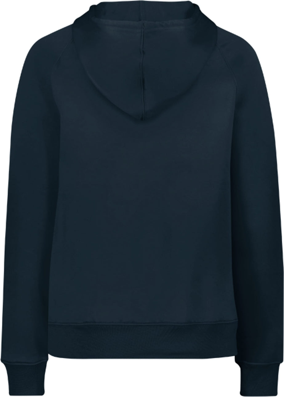 Rear View of BA NAVY LADIES PERFORMANCE FLECE HOODI