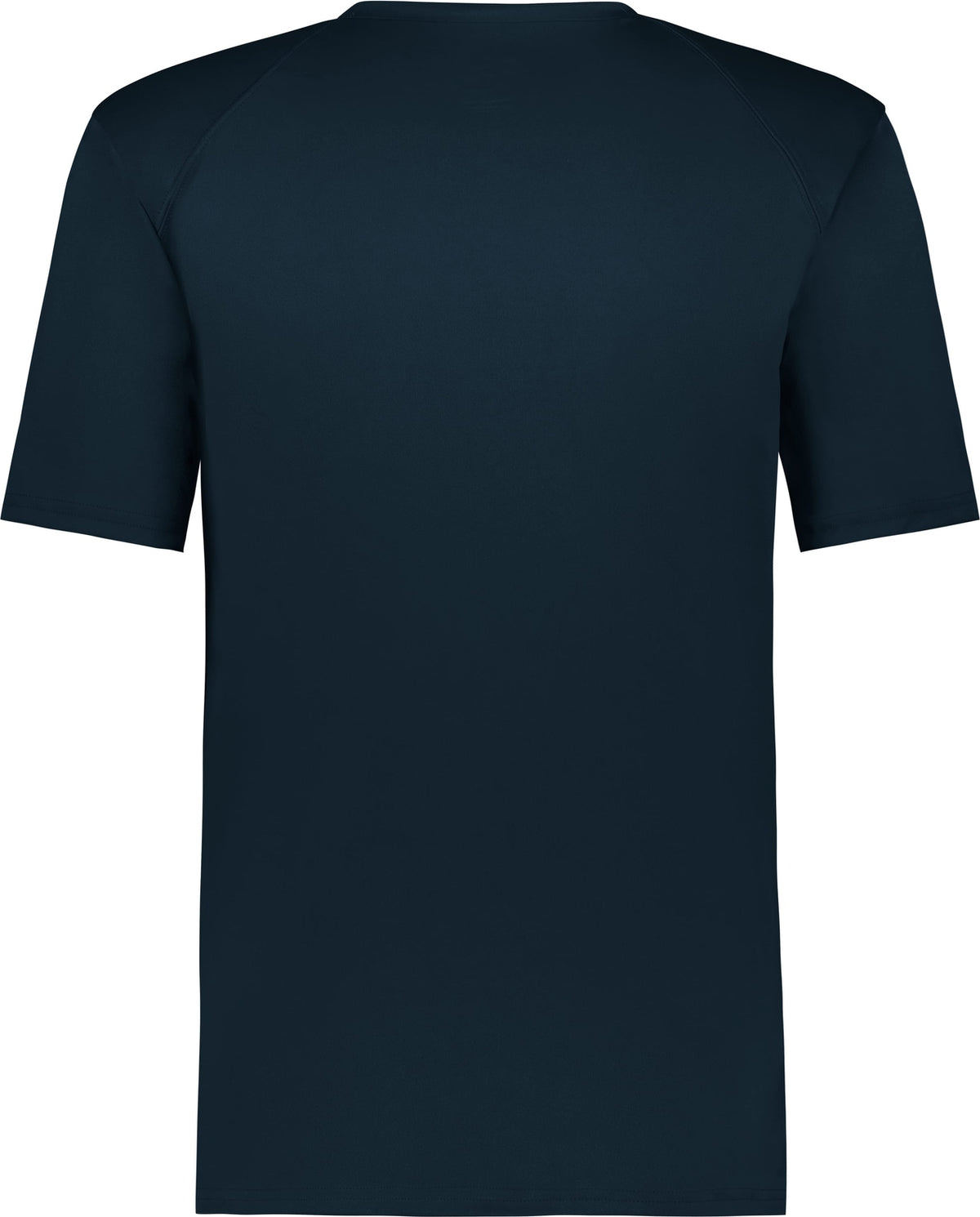 Rear View of BA NAVY YOUTH B-CORE V-NECK TEE