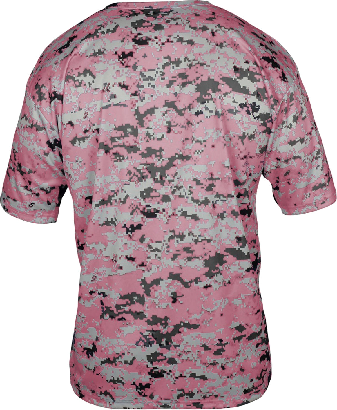 Rear View of BA PINK DIGITAL YOUTH DIGITAL TEE