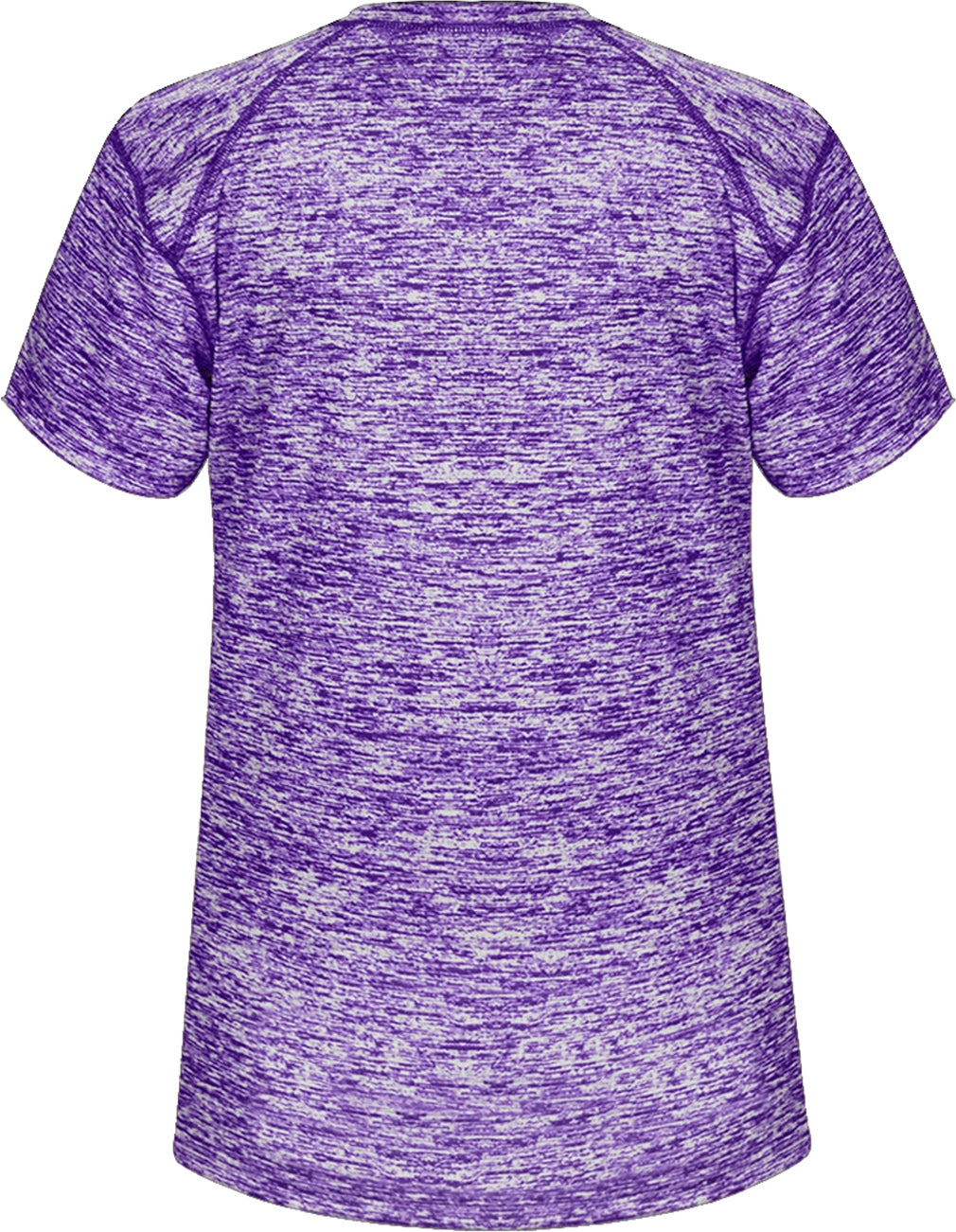 Rear View of BA PURPLE BLEND BLEND LADIES' TEE